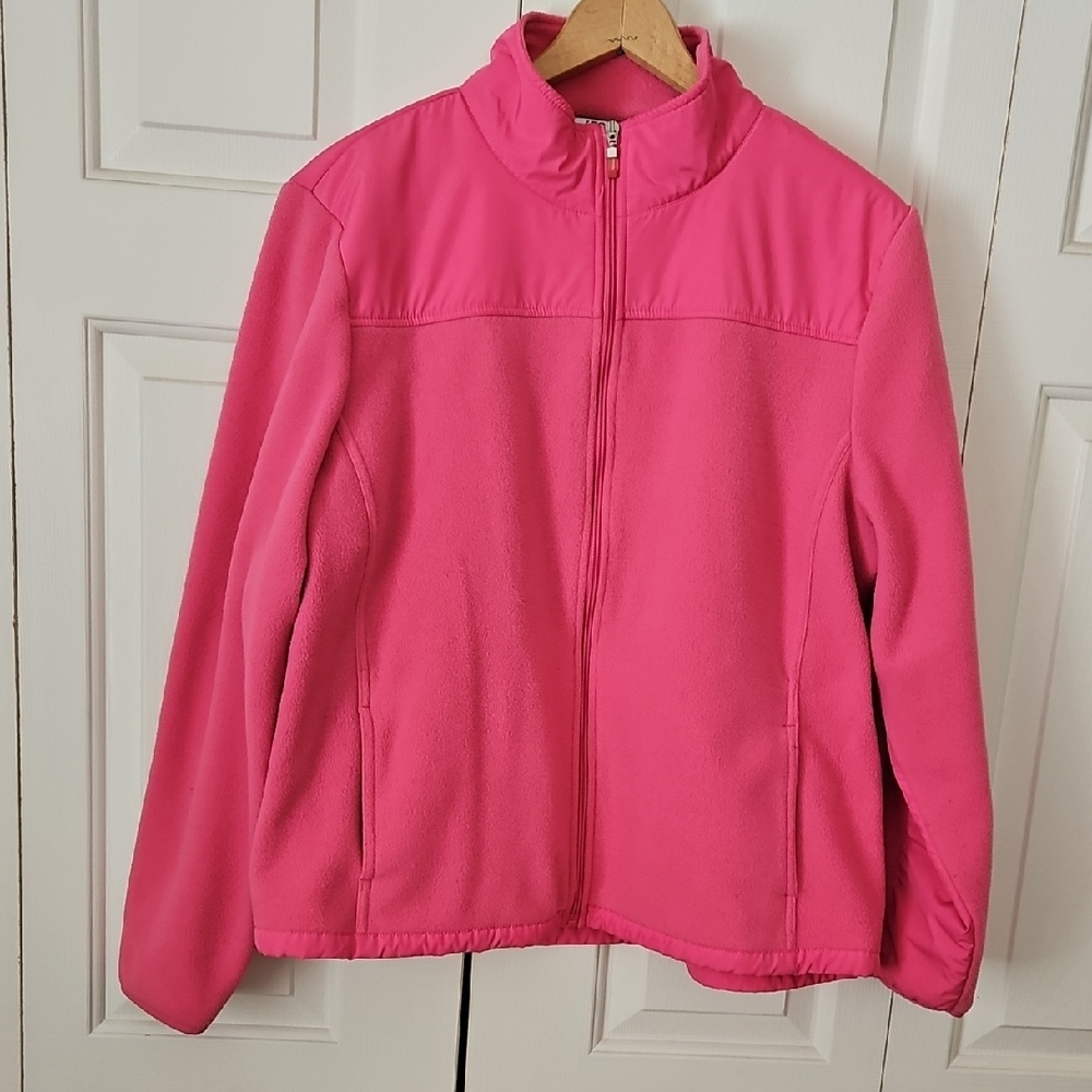 Izod Bright Pink Fleece Jacket